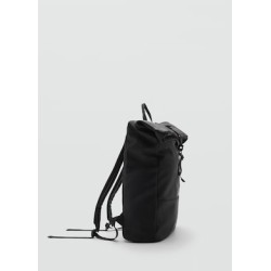 Mochila engomada cierre solapa
