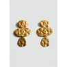 Pendientes largos textura
