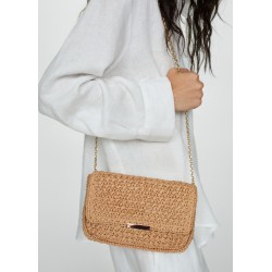 Bolso bandolera fibra natural