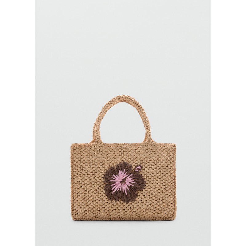 Bolso mano fibra natural