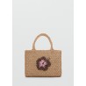 Bolso mano fibra natural