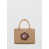 Bolso mano fibra natural