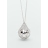 Collar cadena colgante esfera