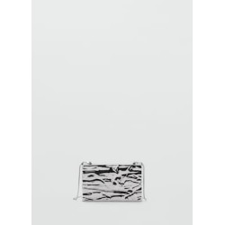 Bolso clutch textura
