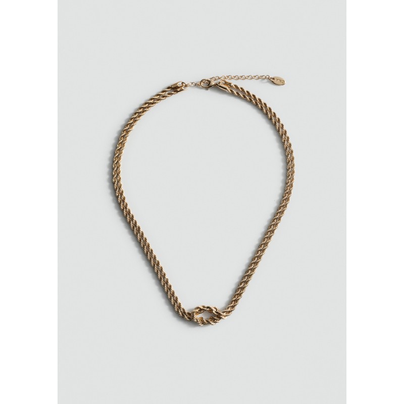 Collar cadena trenzada