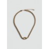 Collar cadena trenzada