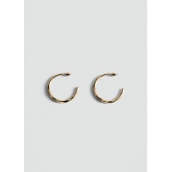 Pendientes aros irregulares