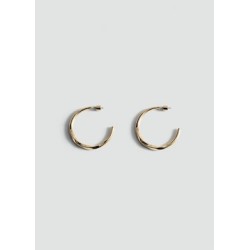 Pendientes aros irregulares