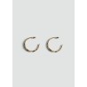 Pendientes aros irregulares