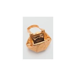 Bolso piel metalizado