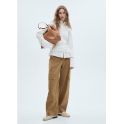 Bolso shopper efecto abatanado