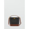 Bolso mini shopper estampado logo