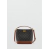 Bolso mini shopper estampado logo