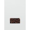 Billetera piel pelo leopardo