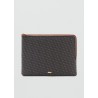 Funda portátil estampado logo