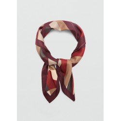 Pañuelo estampado geométrico