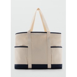 Bolso canvas algodón contraste