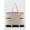 Bolso canvas algodón contraste