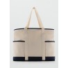 Bolso canvas algodón contraste