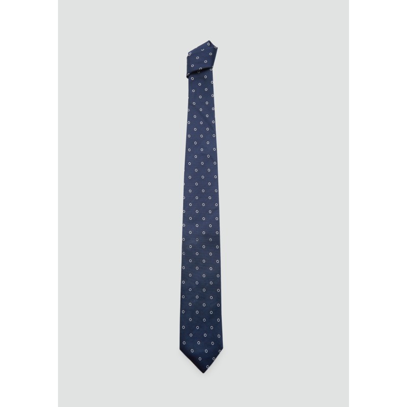 Corbata 100% seda de mora estructura