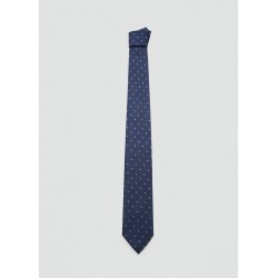 Corbata 100% seda de mora lunares