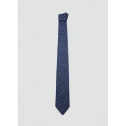 Corbata 100% seda de mora lunares