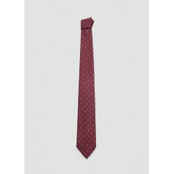 Corbata 100% seda de mora lunares