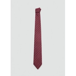 Corbata 100% seda de mora lunares