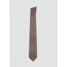 Corbata seda diseño geométrico