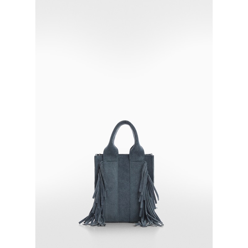 Bolso piel flecos