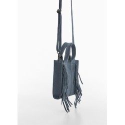Bolso piel flecos