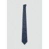 Corbata seda diseño geométrico