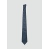 Corbata seda diseño geométrico