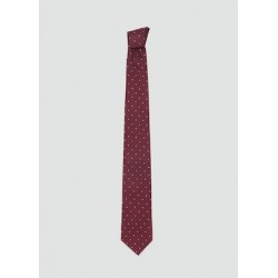 Corbata seda lunares
