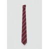 Corbata rayas seda algodón
