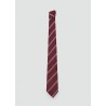 Corbata rayas seda algodón
