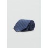 Corbata seda de mora estampado animal