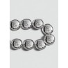 Collar monedas cristales