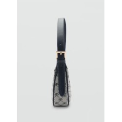 Bolso hombro estampado logo