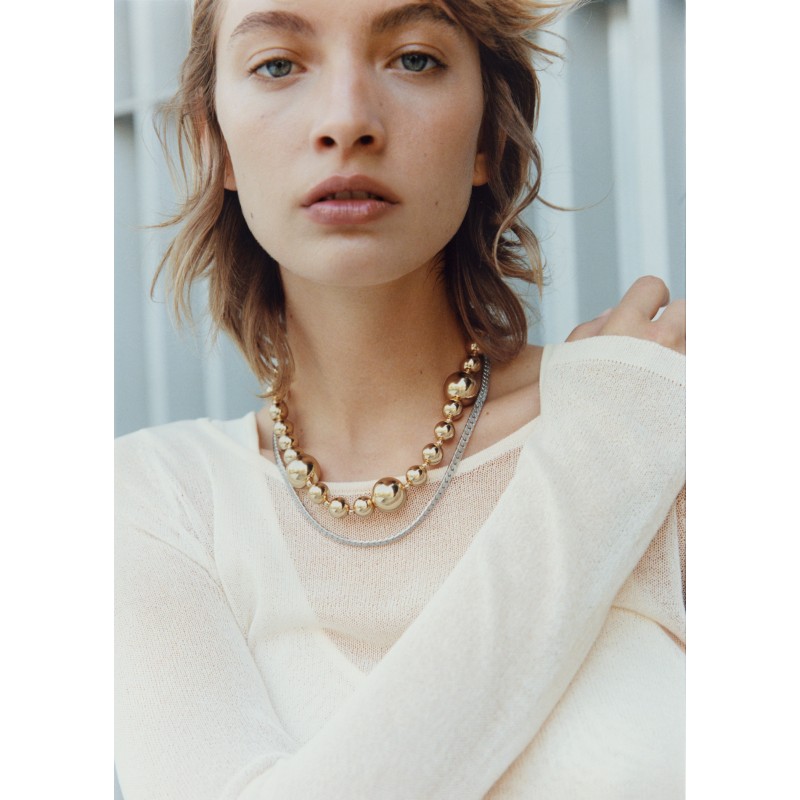 Collar bolas combinado