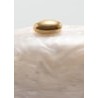 Bolso clutch efecto perlado