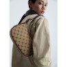 Bolso hombro estampado logo