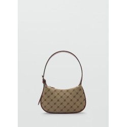 Bolso hombro estampado logo