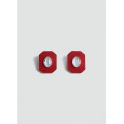 Pendientes geométricos abalorios