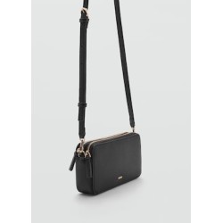 Bolso bandolera doble cremallera