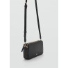 Bolso bandolera doble cremallera
