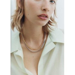 Collar cadena plana