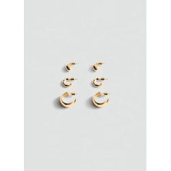 Set pendientes aros