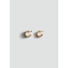 Pendientes aros textura