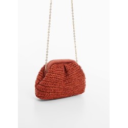 Bolso mano fibra natural